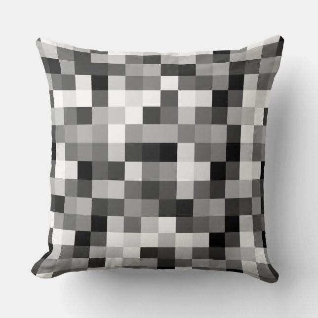 Pixels 060614 (01) throw pillow (Front)
