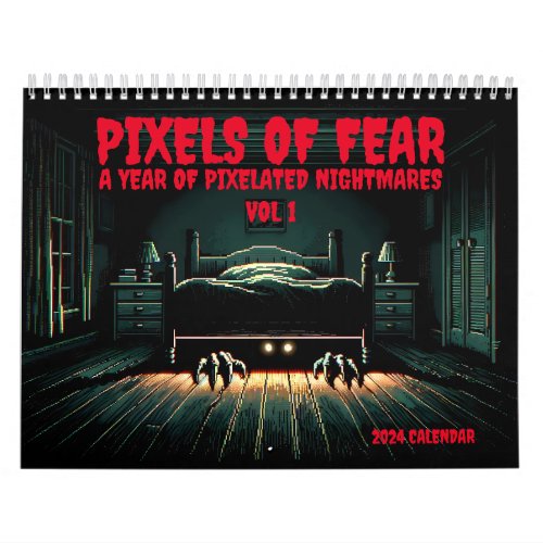 Pixels of Fear Vol 1 Calendar