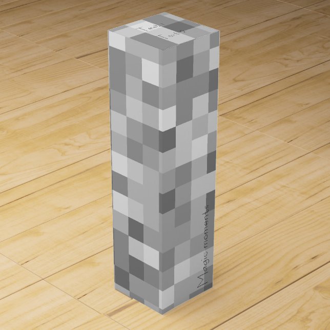 Pixels Wine Box (Front)