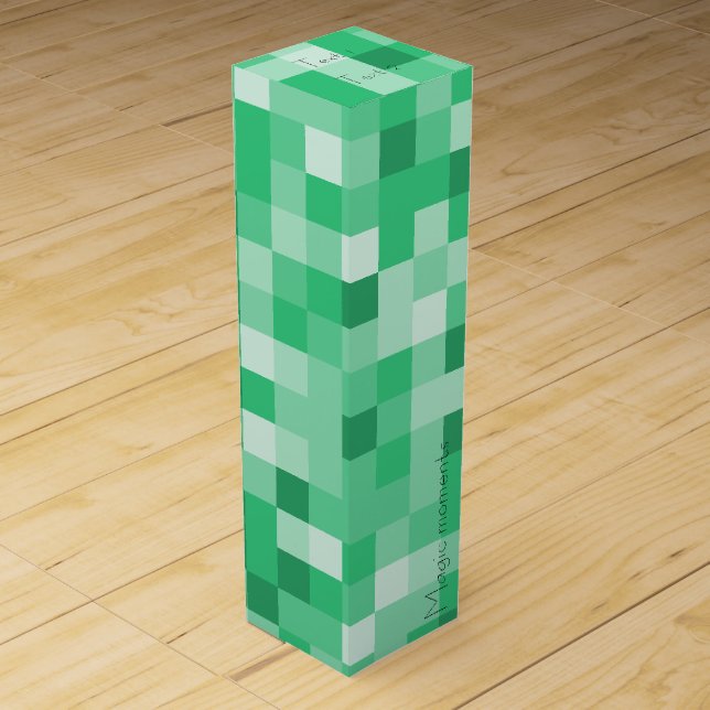 Pixels Wine Box (Front)