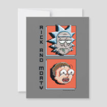 Pixelverse Rick and Morty Panel Graphic Note Card