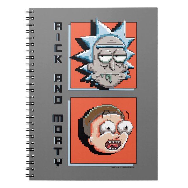 Pixelverse Rick and Morty Panel Graphic Notebook (Front)