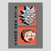 Pixelverse Rick and Morty Panel Graphic Poster