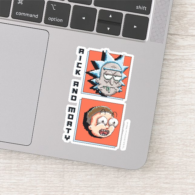 Pixelverse Rick and Morty Panel Graphic Sticker (Detail)