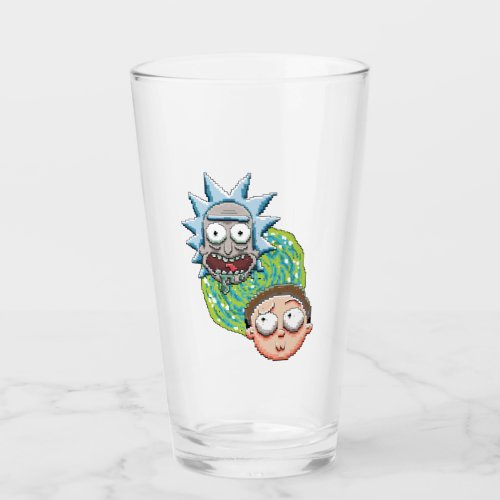 Pixelverse Rick and Morty Portal Graphic Glass