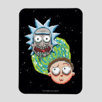 Pixelverse Rick and Morty Portal Graphic Magnet