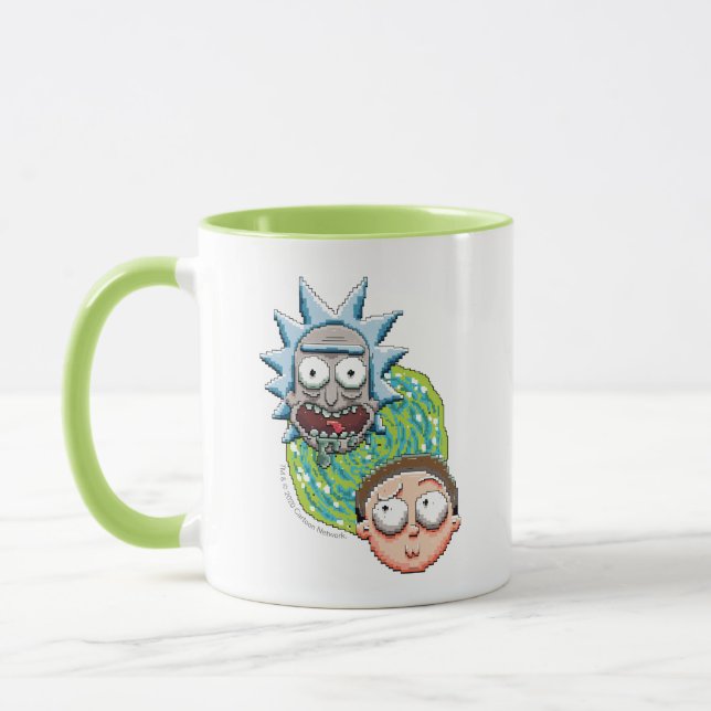 Pixelverse Rick and Morty Portal Graphic Mug (Left)