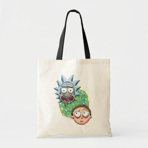Pixelverse Rick and Morty Portal Graphic Tote Bag
