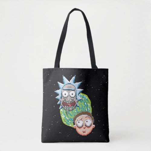 Pixelverse Rick and Morty Portal Graphic Tote Bag