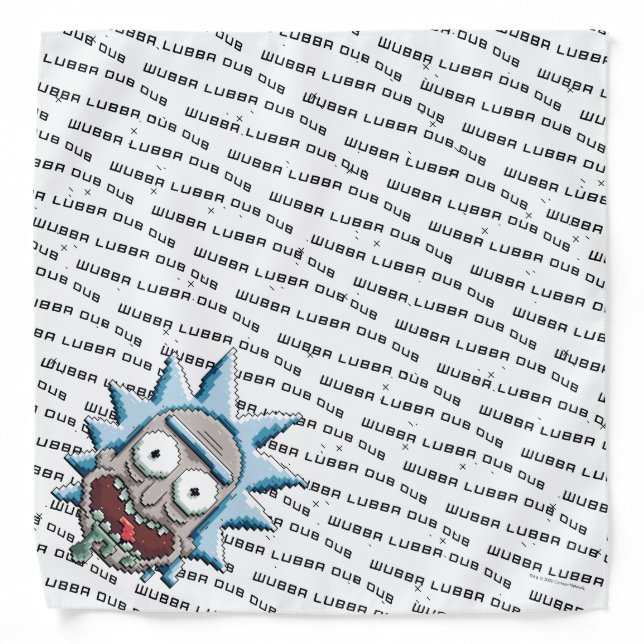 Pixelverse Rick Drooling Head Bandana (Front)
