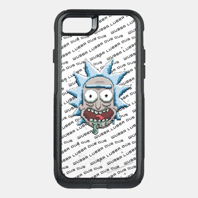 Pixelverse Rick Drooling Head Otterbox iPhone Case (Back)