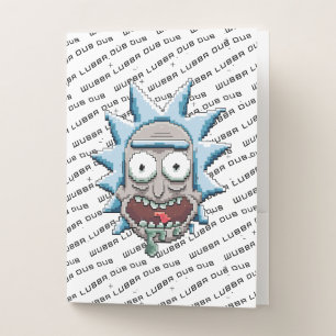 Pixelverse Rick Drooling Head Pocket Folder