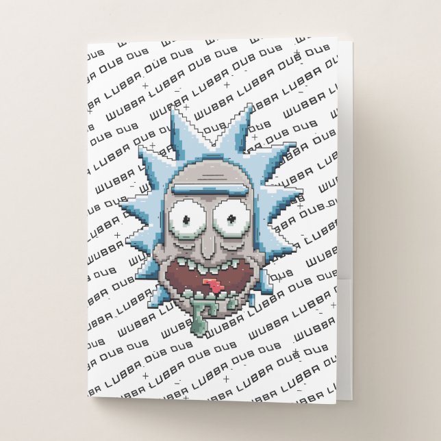 Pixelverse Rick Drooling Head Pocket Folder (Front)