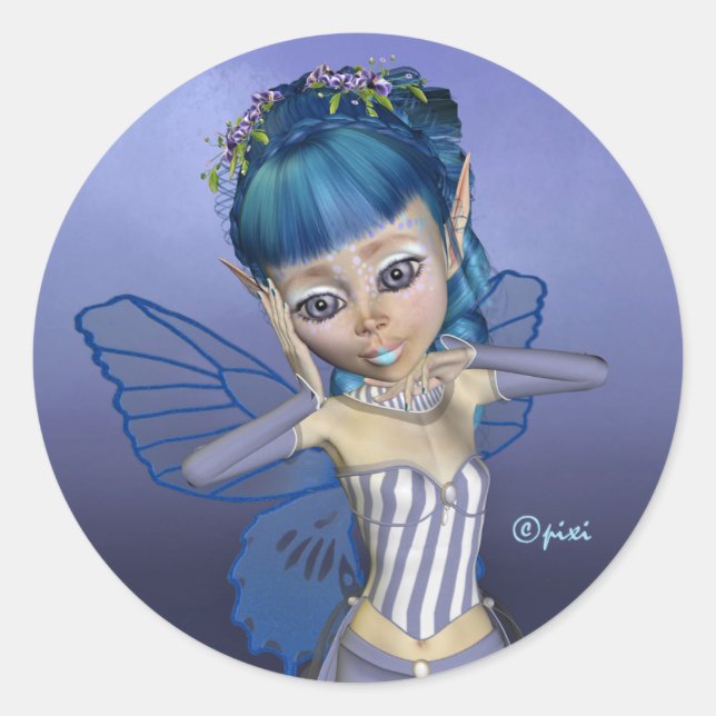 Pixi Blues Stickers (Front)