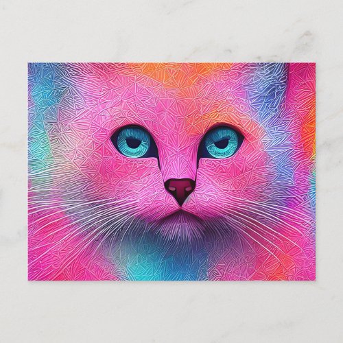 "Pixie" Blue Eyes” Postcard