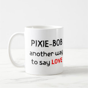 pixie-bob love coffee mug