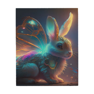 Pixie Bunny Wood Wall Art