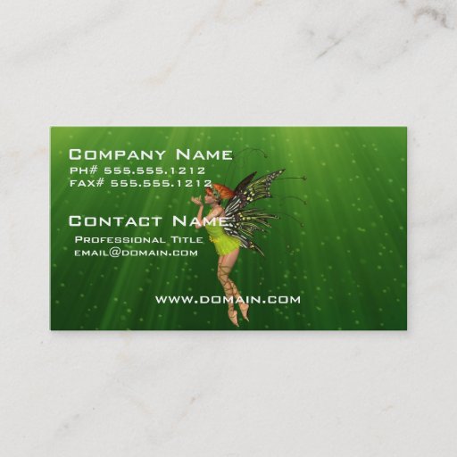 Customizable Pixie Business Cards