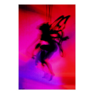 Pixie Dancing in Pink Poster