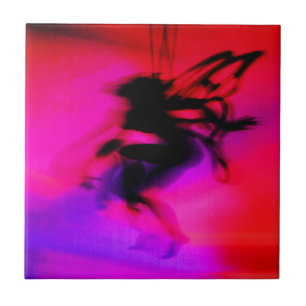 Pixie Dancing in Pink Tile