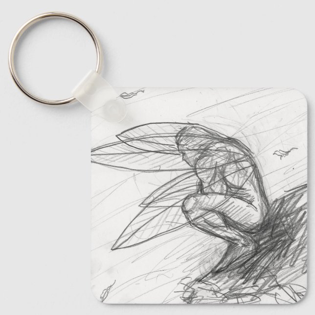 Pixie Dust in the Wind Keychain (Front)