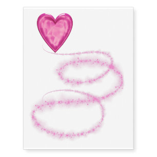 Pixie Dust  Pink and Love Temporary Tattoos
