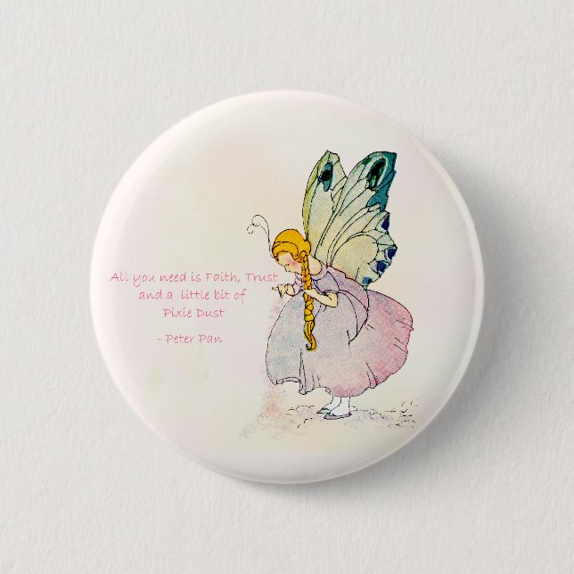 Pixie Dust Round Button (Front)