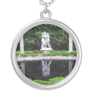 Pixie Globes - Three Muses Silver Plated Necklace
