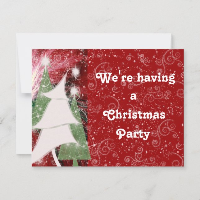 PIXIE HOLIDAY TREES INVITATION (Front)