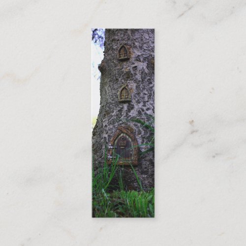 Pixie House Bookmark Business Card Template