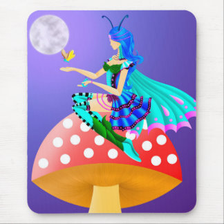 Pixie on Mushroom Mouse Pad