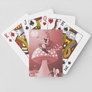 Pixie on Mushroom Playing Cards