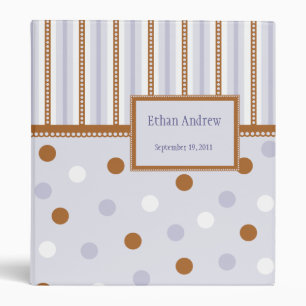 Pixie Polka Dots Baby Photo Album Binder