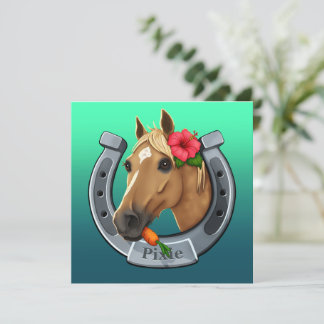 Pixie the mare holiday card