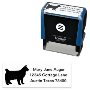 Pixiebob Cat Personalized Self-inking Stamp