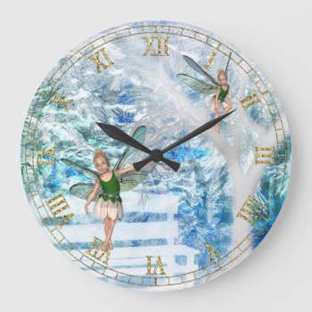Pixies Wall Clock by Fantasy_Gifts at Zazzle