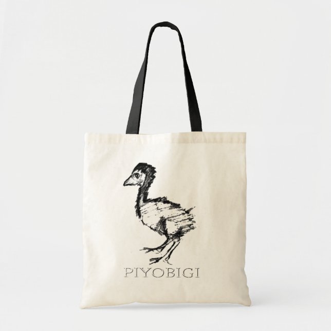 PIYOBIGI Tote bag bard (Front)