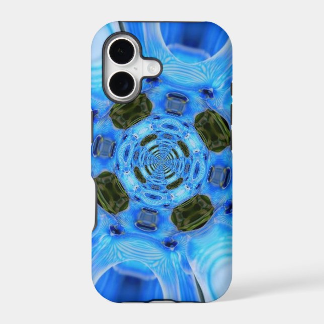 Pizap Blue Orchids iPhone 5 case (Back)