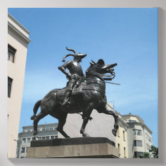 Pizarro Statue Canvas Photo Tile