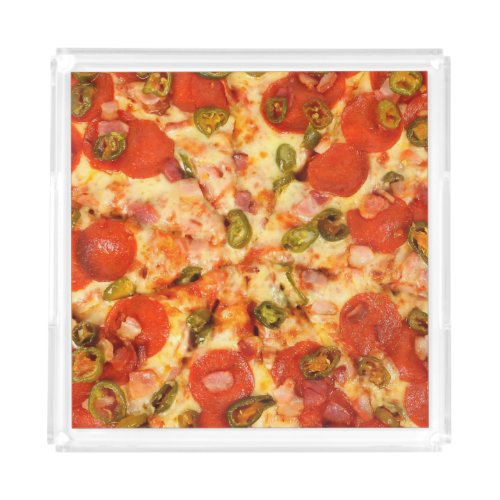 PIZZA 2   ACRYLIC TRAY