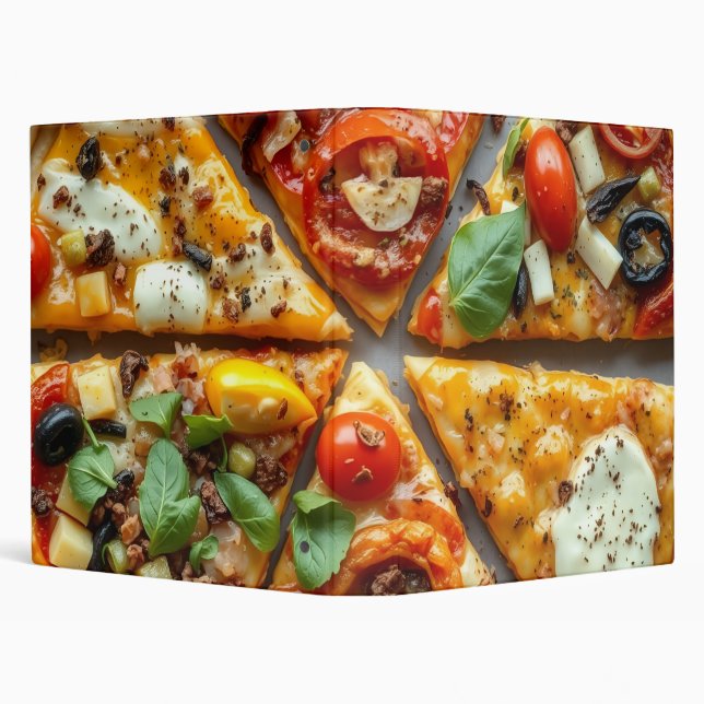 Pizza 3 Ring Binder (Background)