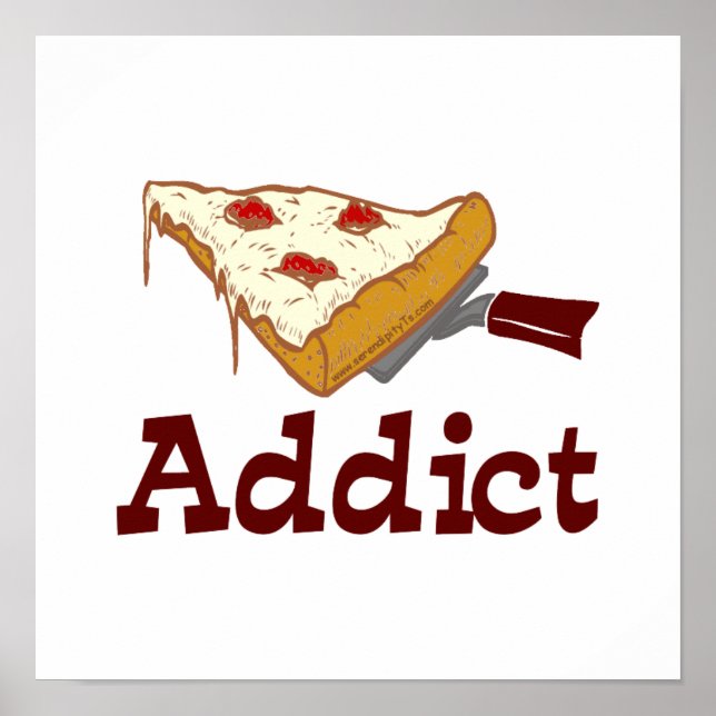 Pizza Addict Poster (Front)
