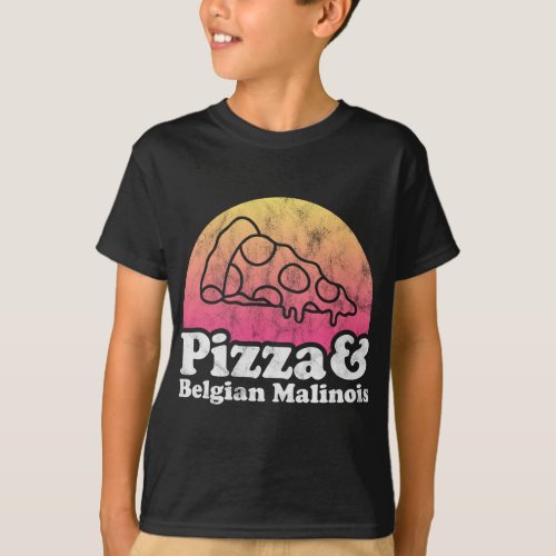 Pizza and Belgian Malinois T_Shirt