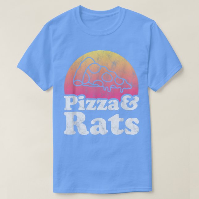 Pizza and Rats or Rat T-Shirt (Design Front)