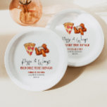 Pizza and Wings Before The Rings Couples Shower Paper Plates<br><div class="desc">This is a Pizza and Wings Before The Rings Wedding Couples Shower Paper Plates!</div>