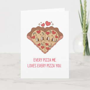 Pizza Anniversary Card