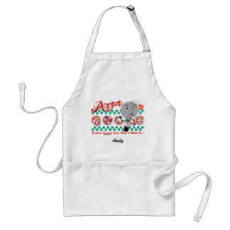 Pizza Any Way I Slice It Retro Apron (CUSTOMIZED)
