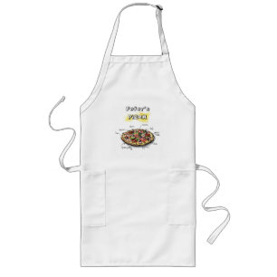Pizza Art Personalized Grilling Apron