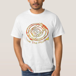 pizza art t-shirt