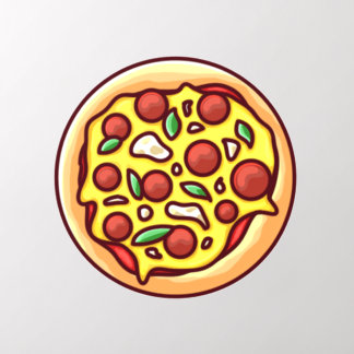 Pizza Art Wall Decals